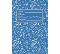 School Journal Notebook for Kids - 6x9 Lined Notebook for Writing & Notes Students, Boys & Girls 150 Page All-in-One School Journal