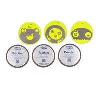 School-Mood accessori per lo zaino 6er Patchy-Set Yellow Monsters