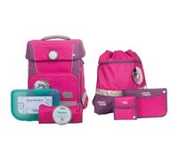 School-Mood Champion Maxx Set di borse per la scuola rosa