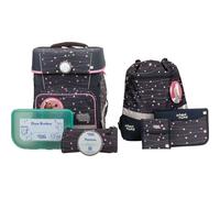 School Mood Champion Maxx Ella Pony - Set di zaini per la scuola, 7 pezzi, Nero