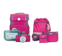School-Mood Champion Set di borse per la scuola rosa
