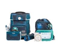 School-Mood Champion Pro Set di borse per la scuola 7 pezzi ottanio