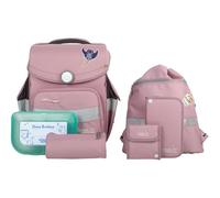 School-Mood Set di zaini per la scuola 6 pezzi GOT BAG Edition rosa