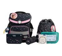School Mood Timeless Pro Ella Pony - Set di zaini per la scuola, 7 pezzi, Nero