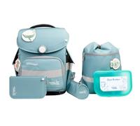 School Mood Timeless Dolphin Ocean Collection - Set di 6 zaini per la scuola, nero