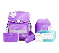 SCHOOL-MOOD Timeless Pro Leni - Set di 7 zaini per cani, capienza 23,5 l, sistema ergonomico Easy Fit per 1 m fino a 1,50 m, in tessuto impermeabile con catarifrangenti, Marie Pegasus, Cartella per la