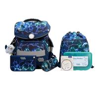 School-Mood Timeless Pro Set di borse per la scuola 7 pezzi Wolf (TAS038591)