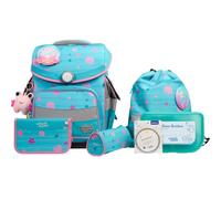 School-Mood Timeless Pro Set di borse per la scuola 7 pezzi blu