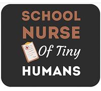 School Nurse Teacher Back To School 1St Day Kindergarten Tappetini Mouse Bordo Cucito Mousepad Antiscivolo Tappetino per Mouse per Casa Computer Ufficio 25X30Cm