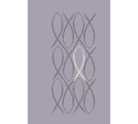 School of Christian Fish (purple): Ichthys Symbol with lined, blank pages