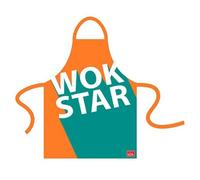 School of Wok Wok Star - Grembiule per adulti, multicolore