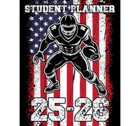 School Planner 2025-2026: USA Flag Football Academic Agenda With Weekly & Monthly Spreads, To-Do List & Homework Organizer for Elementary, Middle and ... for Football Fans | Great for Boys and Kids.