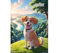 School Planner a4: ( Dog ) Student For Girls And Boys Vertical Layout - Daily Weekly and Monthly With Tabs, 10 Periods ( Subjects ) Dated August To ... For Kids: Elementary, Middle & High School.