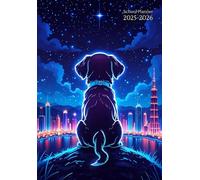 School Planner Student A5: " Cute Dog Cover " Weekly And Monthly Horizontal Layout - Small Size 5.8 x 8.3 In - August To July - For Elementary, Middle ... Bound - Gift Ideas For Kids : Boys & Girls.