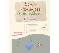 School Readiness Activity Childrens Book: Kindergarden/ handwriting / writing / home schooling / tracing/ coordination