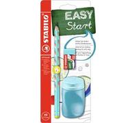 STABILO EASYgraph - School Set - Azzurro - per Mancini - con Gomma + Temperino