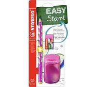 School Set - STABILO EASYgraph in Rosa per Mancini - con Gomma + Temperino