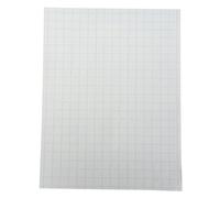 School Smart 85279 - Righello doppio lato a quadretti con 1/2 in 8 1/5,1 x 27,9 cm - risma da 500 - bianco