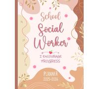 School Social Worker Planner 2025-2026: Track Goals and Monitor Student Progress