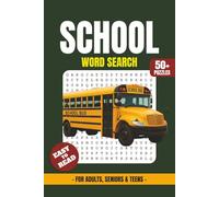 School Word Search Book: Word Searches with Easy to Read Print About School Subjects, Classroom Items, Teachers, Students, Activities, Rules and More ... Fun for Vacations, Holidays and Free Time