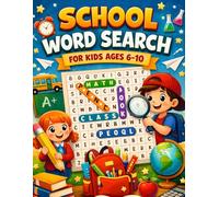 School Word Search for Kids Ages 6-10: Roomy-Style Puzzle Activity Workbook