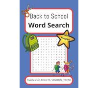 School Word Search Puzzle Book: 50+ Easy-to-Read Puzzles about Arts, Crafts, and Fun School Activities for Kids and Adults