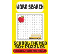School Word Search Puzzle Book: Word Searches with Easy-to-Read Print about School, Writing, Reading and More | 6x9 inches, 110 pages | 50+ Puzzles ... Gift for Vacations, Holidays and Birthdays