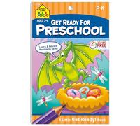 School Zone - Get Ready for Preschool Workbook - Ages 3 to 6, Letters, Numbers, Colors, Counting, Rhyming, Patterns, Matching, and More (School Zone Little Get Ready!™ Book Series).