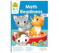 School Zone Math Readiness Grades K-1 Workbook