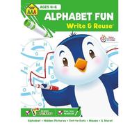 School Zone School Zone Alphabet Fun Write & Reuse Workbook (Anello, filo)