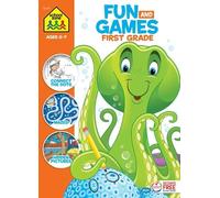 School Zone School Zone Fun and Games First Grade Activity Workbook (Tascabile)