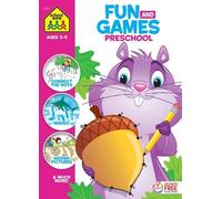 School Zone School Zone Fun and Games Preschool Activity Workbook (Tascabile)