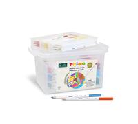 Schoolbox 144 Pastelli Colorati Minabella 3,8 mm - 12 Colori | Kit Completo per Bambini