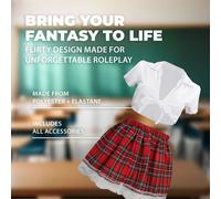 Schoolgirl Costume - S/M - White