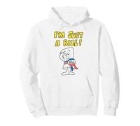 Schoolhouse Rock I'm Just a Bill Yellow Text Vintage Cartoon Felpa con Cappuccio