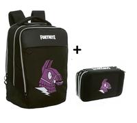 schoolpack FORTNITE LAMA ZAINO SCUOLA ORGANIZZATO + Astuccio 3zip completo