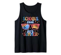 School's Out for Summer Sunglasses Fun Summer Break Vibes Canotta