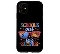 School's Out for Summer Sunglasses Fun Summer Break Vibes Custodia per iPhone 11