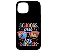 School's Out for Summer Sunglasses Fun Summer Break Vibes Custodia per iPhone 15