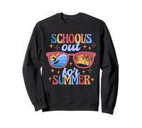 School's Out for Summer Sunglasses Fun Summer Break Vibes Felpa