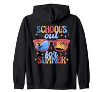 School's Out for Summer Sunglasses Fun Summer Break Vibes Felpa con Cappuccio