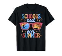 School's Out for Summer Sunglasses Fun Summer Break Vibes Maglietta