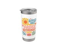 Schools Out Forever Retirement 2026 Retired Student Teacher Bicchiere termico in acciaio inox doppia parete