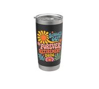 Schools Out Forever Retirement 2026 Retired Student Teacher Bicchiere termico in acciaio inox doppia parete