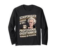 Schopenhauer Overthinker Professionale Alimentato da Will Maglia a Manica