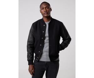 Schott - Blouson Universite Bi-matiere Cuir/laine Nero - Abbigliamento XL Nero