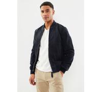 Schott - Bomber Casual Suede-LC300 Blu - Abbigliamento M Blu