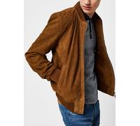 Schott - Bomber Casual Suede-LC300 Marrone - Abbigliamento M Marrone