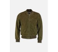 Schott - Bomber Casual Suede-LC300 Verde - Abbigliamento S Verde