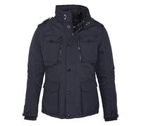 Schott (Brand National) - Field Giacca modello parka, a manica lunga Uomo, Blu (Blue (Navy)), M